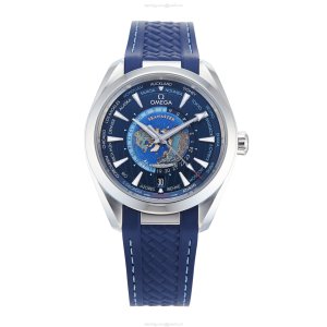 Omega Seamaster Aqua Terra 150M Worldtimer | 43mm Blue Dial | Automatic