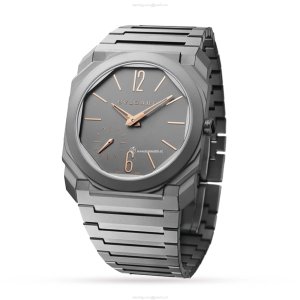 Bvlgari Octo 103137 Automatic Grey Dial Titanium Watch | 40mm