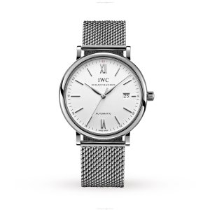 IWC Portofino IW356505 Automatic Watch - 40mm Stainless Steel Silver Dial