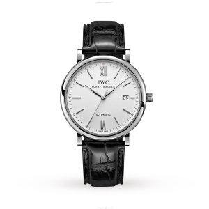 IWC Portofino IW356501 Automatic Watch - 40mm Stainless Steel Silver Dial