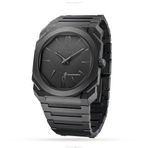 Bvlgari Octo 103077 Ceramic Automatic Black Watch - 40mm