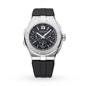 Chopard Alpine Eagle 298609-3004 | 44mm Automatic Watch | Black Dial & Rubber Strap