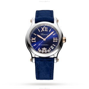 Chopard Happy Sport 278582-6012 | 36mm Stainless Steel Blue Dial Quartz Watch