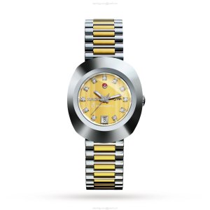 Rado DiaStar R12403633 Automatic Gold Watch - 35mm Hard Metal Case