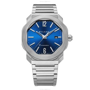 Bvlgari Octo Roma 102856 | 41mm Stainless Steel | Manual Winding Silver Dial