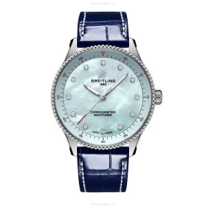 Breitling Navitimer 32mm Quartz Blue Dial - Stainless Steel Watch