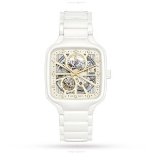 Rado True Square R27073702 Ceramic Automatic Skeleton Watch | 38mm