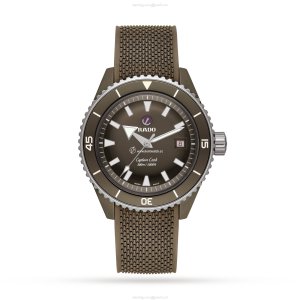 Rado Captain Cook R32130318 - Green Ceramic Automatic Watch - 43mm