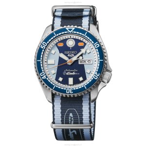 Seiko 5 Sports SRPK37K1 Automatic Blue Watch | 40mm Stainless Steel