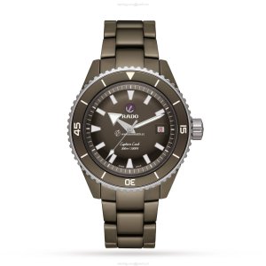 Rado Captain Cook R32130312 Automatic Green Ceramic Watch - 43mm