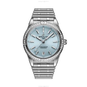Breitling Chronomat 36mm Automatic Blue Dial - Stainless Steel & 18ct White Gold