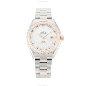 Omega Seamaster 34mm Automatic | Stainless Steel & Rose Gold | Mother of Pearl Dial