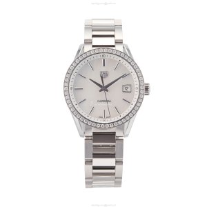 TAG Heuer Carrera Ladies Watch - 36mm Stainless Steel Quartz Mother of Pearl