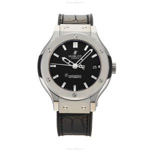 Hublot Classic Fusion 38mm Titanium Automatic Watch - Black Dial | 565.NX.1170.LR