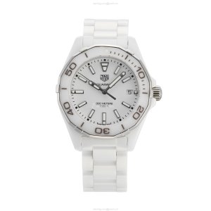 TAG Heuer Aquaracer WAY1391.BH0717 | 35mm Ceramic | White Dial | Quartz