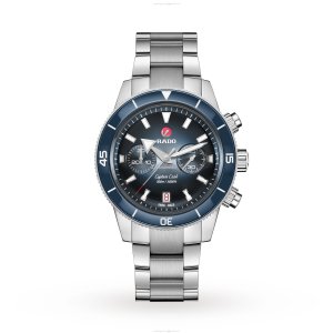 Rado Captain Cook R32145208 | 43mm Automatic Black Dial | Stainless Steel