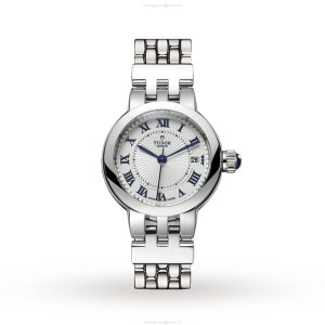Tudor Clair de Rose M35200-0001 | 26mm Automatic Watch | White Dial & Steel Bracelet
