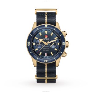 Rado Captain Cook R32146208 | 43mm Automatic Blue Dial | Stainless Steel