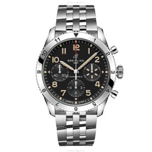 Breitling Aviator 8 Automatic Watch - 42mm Stainless Steel Black Dial