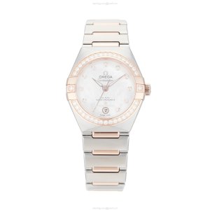 Omega Constellation 29mm Automatic - Stainless Steel & Rose Gold - Mother of Pearl Dial