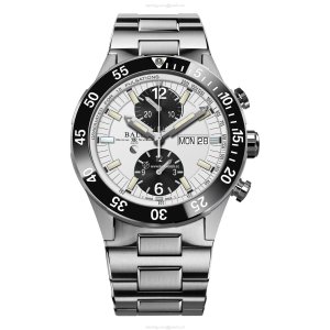 BALL Roadmaster DC3030C Automatic Watch - 42mm Titanium - White Dial
