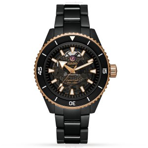 Rado Captain Cook R32127162 Automatic Black Ceramic Replica Watch | 43mm