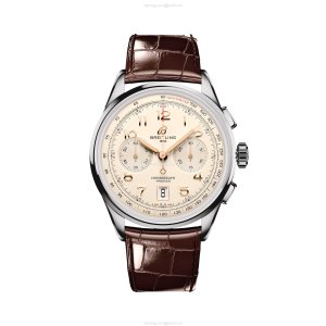 Breitling Premier AB0145211G1P1 | 42mm Stainless Steel Automatic Cream Dial
