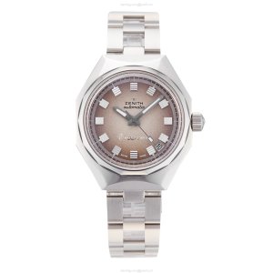 Zenith Defy Automatic Watch - 37mm Stainless Steel - Brown Dial - 300M Water Resistant