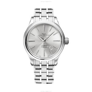 BALL Trainmaster NM9080D-S1J-SL - Automatic Silver Dial - 40mm Stainless Steel