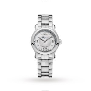 Chopard Happy Sport Automatic Watch | 30mm Stainless Steel | Silver Dial