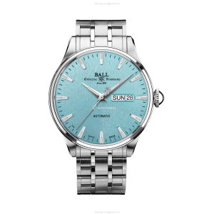 BALL Trainmaster NM2080D-S2J-IBE Automatic Watch - Blue Dial | 39.5mm Stainless Steel
