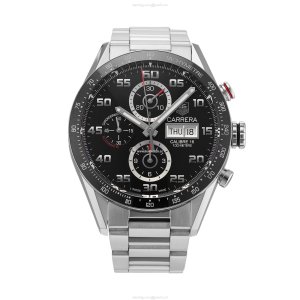 TAG Heuer Carrera CV2A1R.BA0799 | 43mm Automatic Black Dial | Stainless Steel