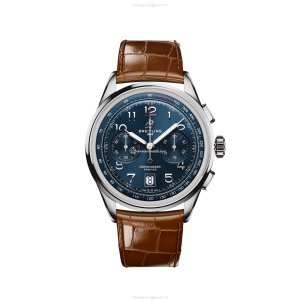 Breitling Premier AB0145171C1P1 | 42mm Stainless Steel Automatic Blue Watch