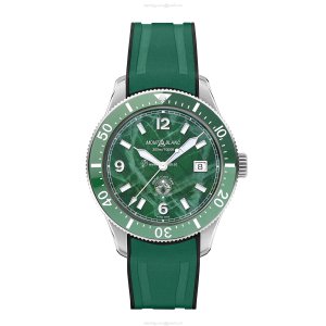 Montblanc 1858 Iced Sea Automatic Green Dial 41mm Stainless Steel Watch