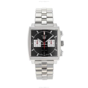 TAG Heuer Monaco CBL2113.BA0644 | 39mm Automatic Black Dial | Stainless Steel