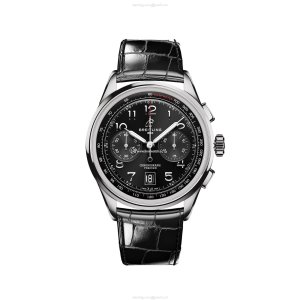 Breitling Premier AB0145221B1P1 | 42mm Stainless Steel Automatic Watch - Black Dial