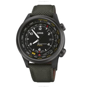 Oris Pro Pilot Automatic Black Watch - 47mm Stainless Steel - Altimeter