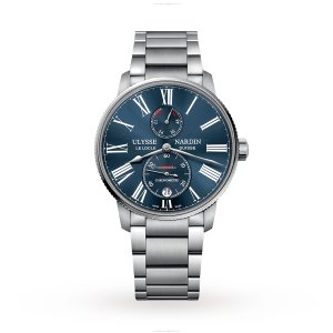 Ulysse Nardin Marine Automatic Watch - 42mm Stainless Steel Blue Dial