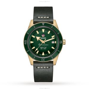 Rado Captain Cook Bronze Automatic Green Watch - 42mm | R32504315