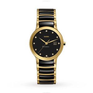 Rado Centrix R30528762 Ceramic Quartz Black Watch | 38mm