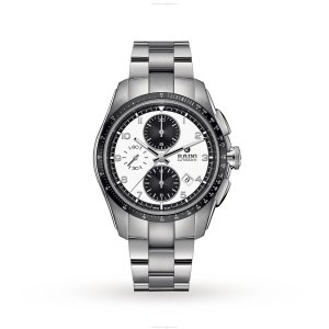 Rado HyperChrome Automatic Chronograph - Silver Ceramic Watch | R32042103