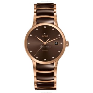Rado Centrix R30036752 Automatic Brown Watch - PVD Plating & Diamonds