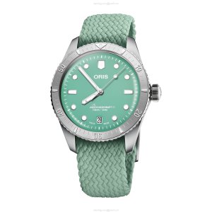 Oris Divers Automatic Pink Dial 38mm Stainless Steel Replica Watch