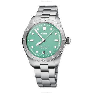 Oris Divers Automatic Green Dial - 38mm Stainless Steel - 100M Water Resistant