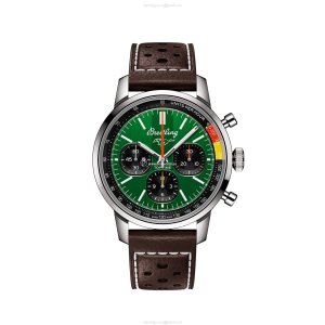 Breitling Top Time Ford Mustang 41mm Green Dial Automatic Watch
