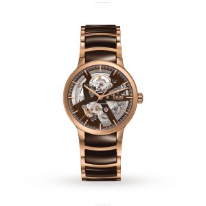 Rado Centrix R30181312 Automatic Watch - Brown Dial - 38mm Stainless Steel