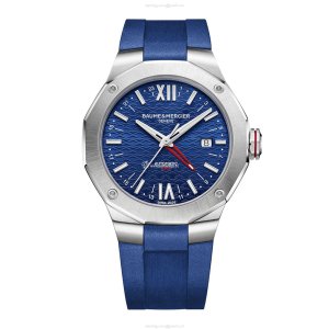Baume & Mercier Riviera BM0A10659 - 42mm Automatic Blue Dial Watch