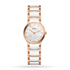 Rado Centrix Replica Watch - White Dial & Diamond Markers | 23mm
