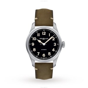 Montblanc 119907 Automatic Watch - 40mm Stainless Steel - Black Dial