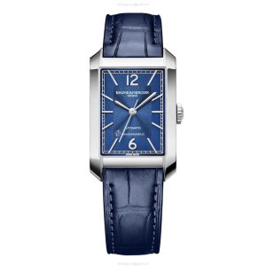 Baume & Mercier Hampton Automatic Watch | Blue Dial | Stainless Steel